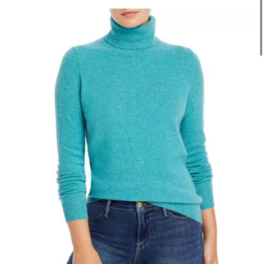 NWT Tahari 2 ply cashmere turtle neck